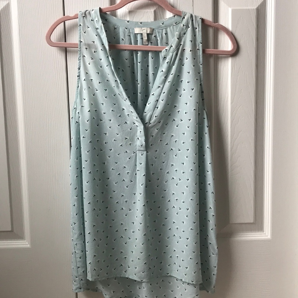 JOIE 100% silk sleeveless blouse